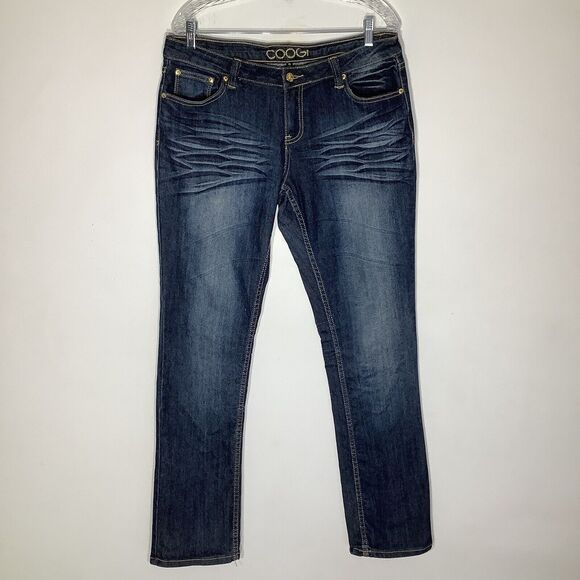 Coogi Australia‎ Womens Love Sequin Pocket Jeans Blue Size 13/14 - Picture 2 of 11